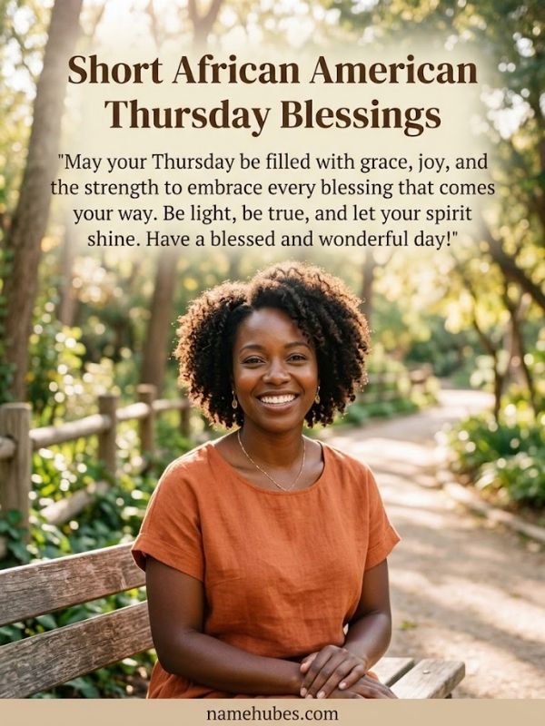 Short African American Thursday Blessings