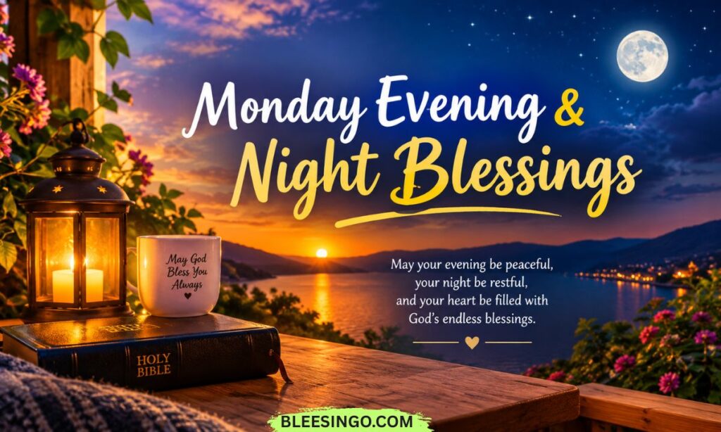 Monday Evening And Night Blessings