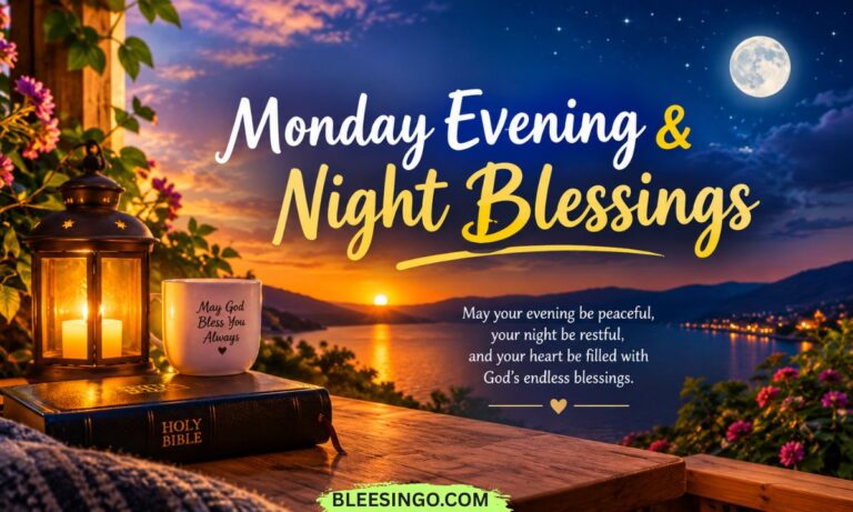Monday Evening And Night Blessings