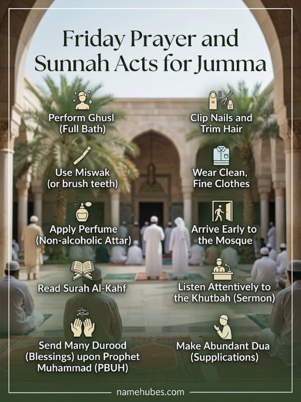 friday-prayer-and-sunnah-acts-for-jumma