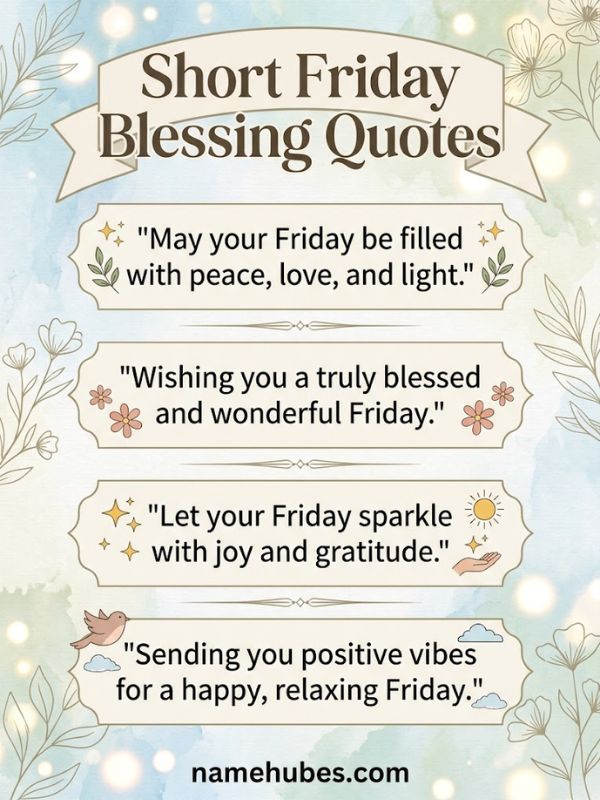 short-friday-blessing-quotes