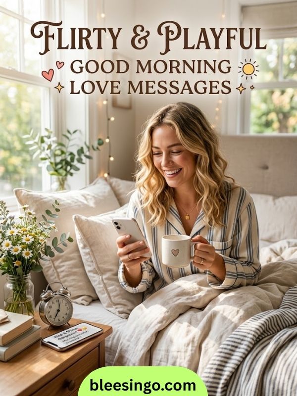 Flirty and Playful Good Morning Love Messages