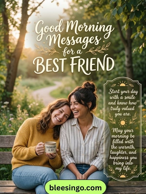 Good Morning Messages for a Best Friend