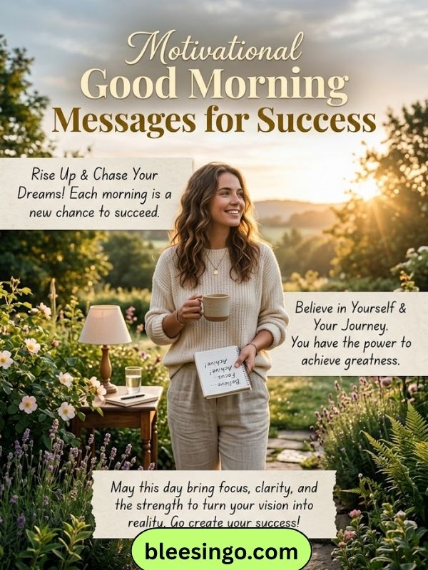 Motivational Good Morning Messages for Success