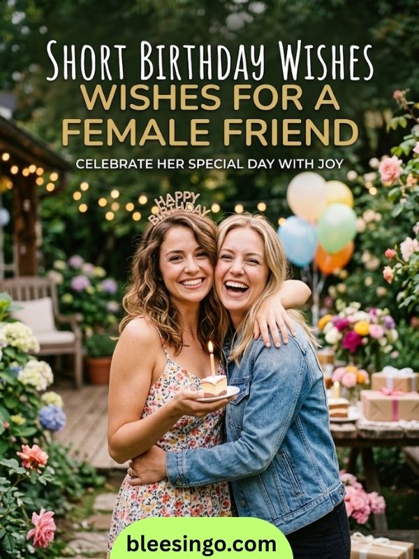  Short Birthday Wishes for a Female Friend